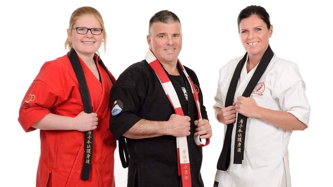 Élèves en training Kenpo à St-Étienne-de-Lauzon